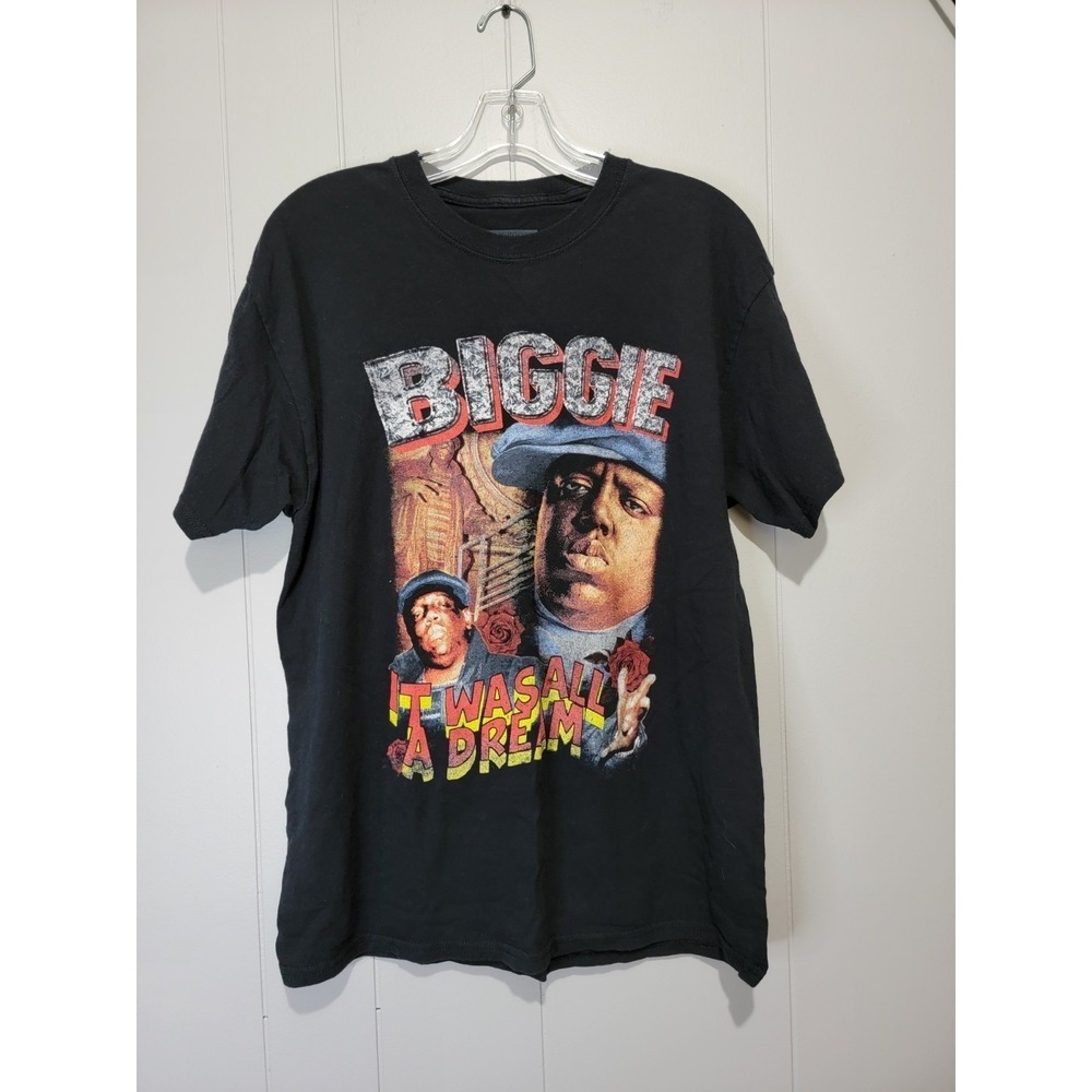 Brooklyn Mint Notorious BIG It Was‎ All A Dream Graphic T-Shirt Mens Large Black